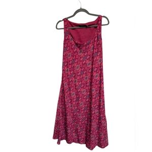 90s Vintage Lauren Ralph Lauren Maxi Dress Sleeveless Casual Pink Purple Size 14